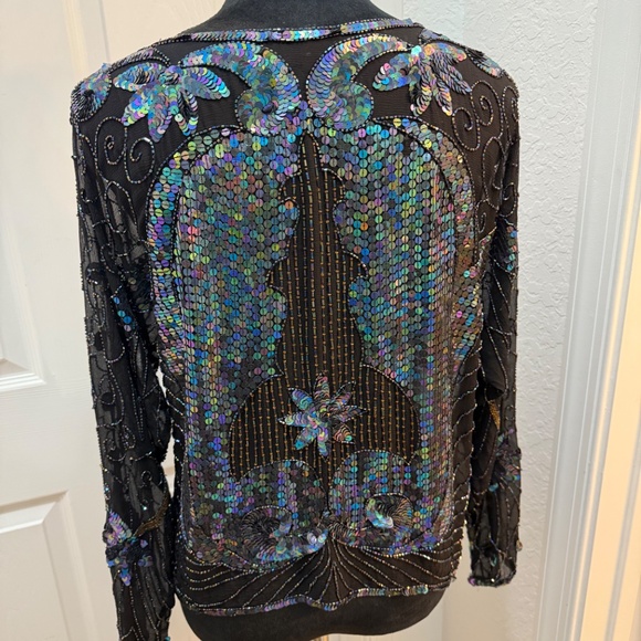 Vintage 80’s Metamorphosis 100% Silk Top – Size M – Made in India - Picture 6 of 8